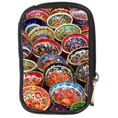 Art Background Bowl Ceramic Color Compact Camera Leather Case