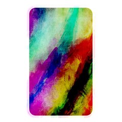 Colorful Abstract Paint Splats Background Memory Card Reader (rectangular)