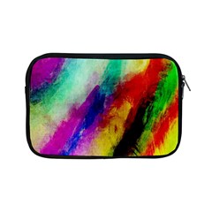 Colorful Abstract Paint Splats Background Apple Ipad Mini Zipper Cases by Proyonanggan