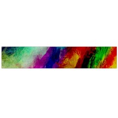 Colorful Abstract Paint Splats Background Large Premium Plush Fleece Scarf 