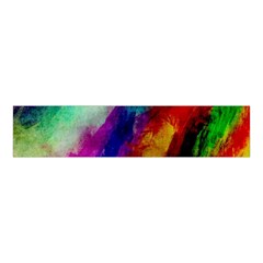 Colorful Abstract Paint Splats Background Velvet Scrunchie