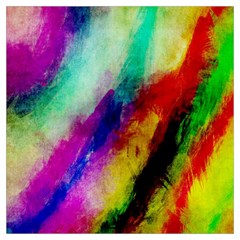 Colorful Abstract Paint Splats Background Lightweight Scarf 