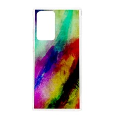 Colorful Abstract Paint Splats Background Samsung Galaxy Note 20 Ultra Tpu Uv Case by Proyonanggan