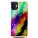 Colorful Abstract Paint Splats Background iPhone 12/12 Pro TPU UV Print Case Front