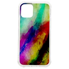 Colorful Abstract Paint Splats Background Iphone 12 Mini Tpu Uv Print Case	 by Proyonanggan