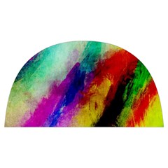 Colorful Abstract Paint Splats Background Anti Scalding Pot Cap