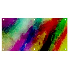 Colorful Abstract Paint Splats Background Banner And Sign 4  X 2  by Proyonanggan