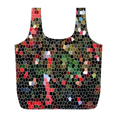 Colorful Abstract Background Full Print Recycle Bag (l)