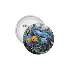 Colorful Aquatic Life Wall Mural 1 75  Buttons by Proyonanggan