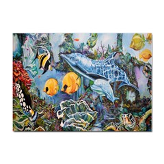 Colorful Aquatic Life Wall Mural Sticker A4 (10 Pack) by Proyonanggan