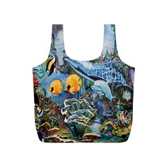 Colorful Aquatic Life Wall Mural Full Print Recycle Bag (s) by Proyonanggan