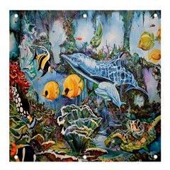 Colorful Aquatic Life Wall Mural Banner And Sign 4  X 4  by Proyonanggan