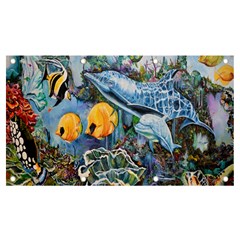 Colorful Aquatic Life Wall Mural Banner And Sign 7  X 4  by Proyonanggan