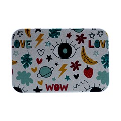 Love Pattern Open Lid Metal Box (silver)  