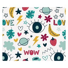 Love Pattern Premium Plush Fleece Blanket (small) by Proyonanggan