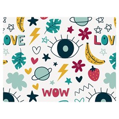 Love Pattern Two Sides Premium Plush Fleece Blanket (extra Small) by Proyonanggan