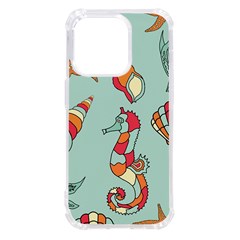 Seahorse Seashell Starfish Shell iPhone 14 Pro TPU UV Print Case