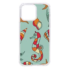 Seahorse Seashell Starfish Shell iPhone 14 Pro Max TPU UV Print Case