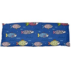 Sea Fish Blue Submarine Animal Body Pillow Case (dakimakura)