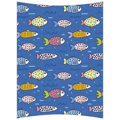 Sea Fish Blue Submarine Animal Back Support Cushion by Proyonanggan