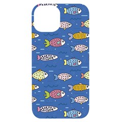 Sea Fish Blue Submarine Animal Iphone 14 Black Uv Print Case