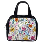 Flowers Nature Wallpaper Background Classic Handbag (One Side) Front