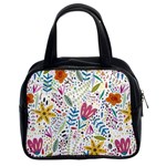 Flowers Nature Wallpaper Background Classic Handbag (Two Sides) Front