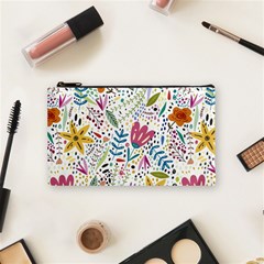 Flowers Nature Wallpaper Background Cosmetic Bag (small) by Proyonanggan