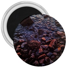 Twilight Treasures: Rocky Beachscape  3  Magnets by dflcprintsclothing