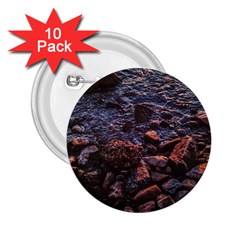 Twilight Treasures: Rocky Beachscape  2 25  Buttons (10 Pack)  by dflcprintsclothing