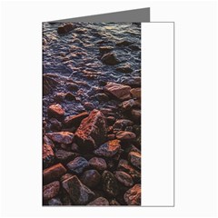 Twilight Treasures: Rocky Beachscape  Greeting Cards (pkg Of 8) by dflcprintsclothing