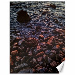 Twilight Treasures: Rocky Beachscape  Canvas 12  X 16  by dflcprintsclothing