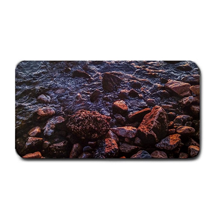 Twilight Treasures: Rocky Beachscape  Medium Bar Mat