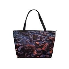 Twilight Treasures: Rocky Beachscape  Classic Shoulder Handbag by dflcprintsclothing