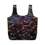 Twilight Treasures: Rocky Beachscape  Full Print Recycle Bag (M) Front