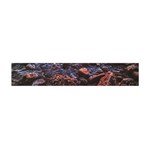 Twilight Treasures: Rocky Beachscape  Premium Plush Fleece Scarf (Mini) Back