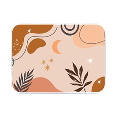 Abstract Art Boho Star Moon Flip Top Metal Box (silver)  