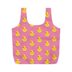 Rubber Duck Pattern Full Print Recycle Bag (m)