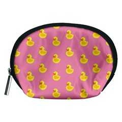 Rubber Duck Pattern Accessory Pouch (medium) by Valentinaart