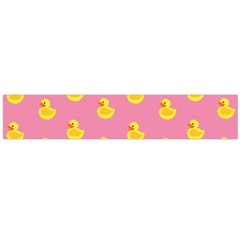 Rubber Duck Pattern Large Premium Plush Fleece Scarf  by Valentinaart