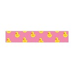 Rubber duck pattern Premium Plush Fleece Scarf (Mini) Back