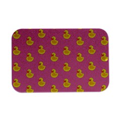 Rubber Duck Pattern Open Lid Metal Box (silver)  