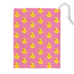 Rubber Duck Pattern Drawstring Pouch (5xl) by Valentinaart