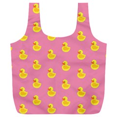 Rubber Duck Pattern Full Print Recycle Bag (xxl) by Valentinaart