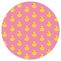 Rubber Duck Pattern Round Trivet by Valentinaart