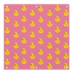 Rubber duck pattern Banner and Sign 4  x 4  Front