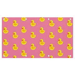 Rubber Duck Pattern Banner And Sign 7  X 4  by Valentinaart