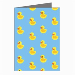 Rubber Duck Pattern Greeting Cards (pkg Of 8)