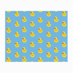 Rubber Duck Pattern Small Glasses Cloth by Valentinaart