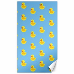 Rubber Duck Pattern Canvas 40  X 72  by Valentinaart